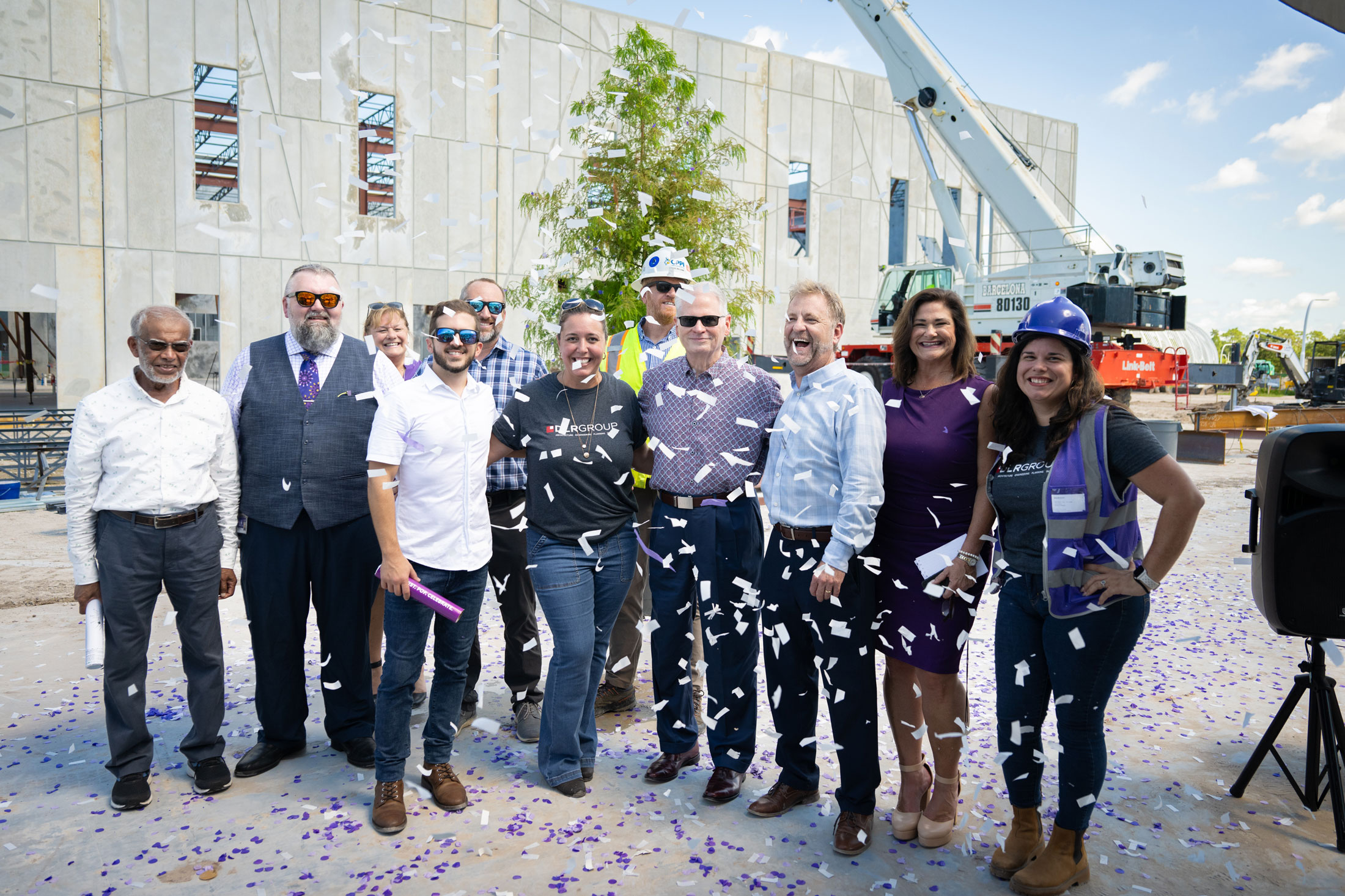 Wendt Engineering Building topping out