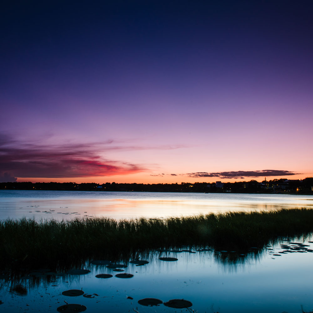 Lake sunset