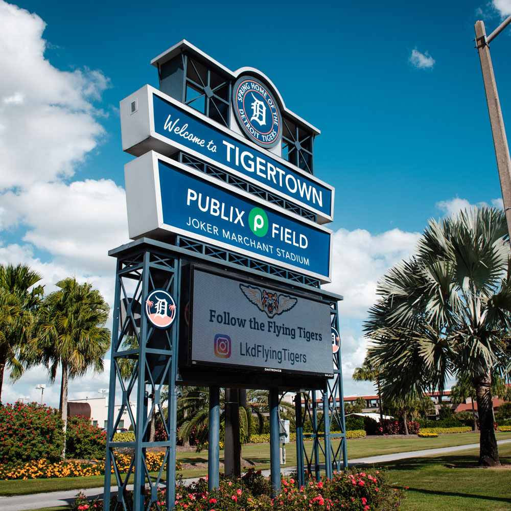 Tiger Town sign