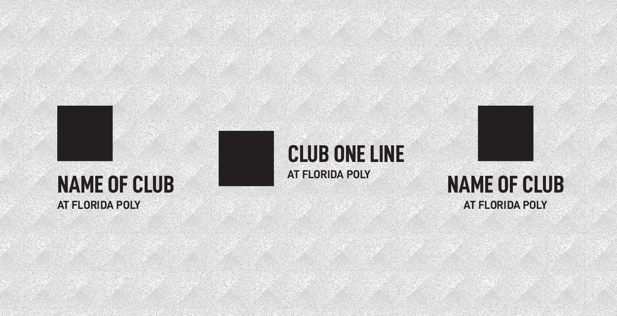 Club mark templates - one line